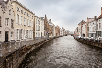 Fototapeta na wymiar An view at Bruges