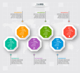 Abstract 3D Paper Infographics