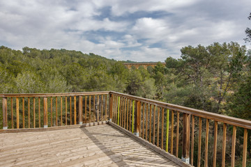 The Ferreres Aqueduct viewpoint