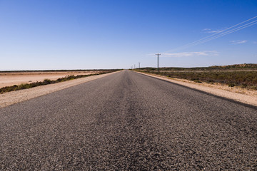 A long straight road in Western Australia