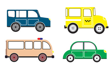 Car. vector set. icon