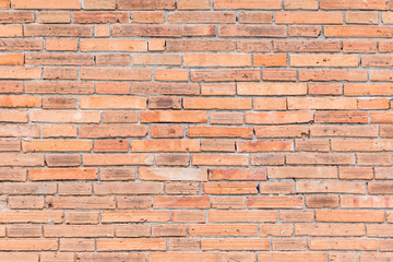 Brick wall texture background for interior exterior decoration and industrial construction concept design.