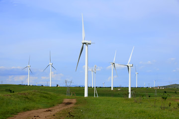 wind turbines