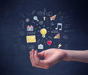 Hand holding applications