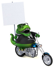 Fun trex - 3D Illustration © Julien Tromeur