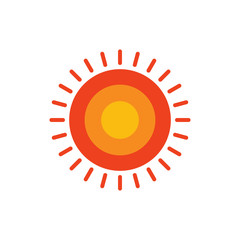 Sun Logo Icon Design