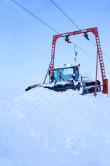 ski slope preparation machine