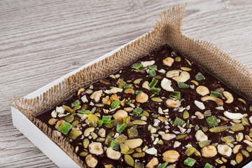 homemade black chocolate