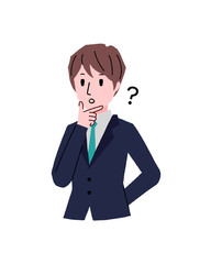 ビジネス：男性　ジェスチャー