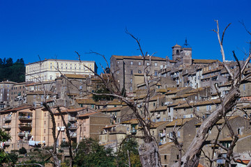 Little village in the center of Italy (Caprarola)