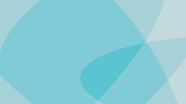 Abstract blue background animation with moving shape and copyspace.