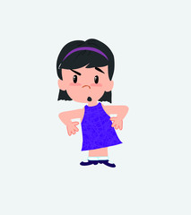 White girl with an expression of unpleasant surprise.