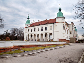 Fototapeta na wymiar Malowniczy renesansowy zamek w Baranowie Sandomierskim