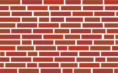 3D red brick wall background texture