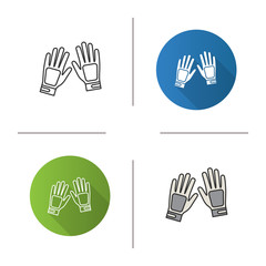 Fototapeta premium Gloves icon