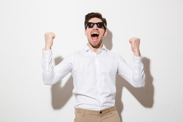 Fototapeta premium Portrait of a happy young man