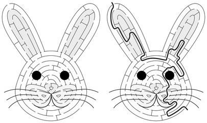 Easy bunny maze