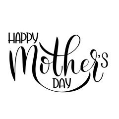 Fototapeta premium Happy mother Day lettering. Greeting Card Design. Hand Drawn Text