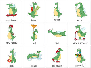 Green dragon english verbs