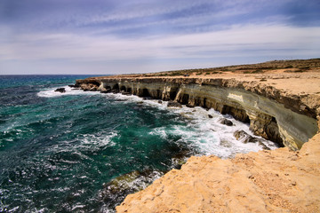 The wild nature of the Cape Greco peninsula, Cyprus