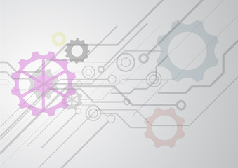 Obraz premium technology background design