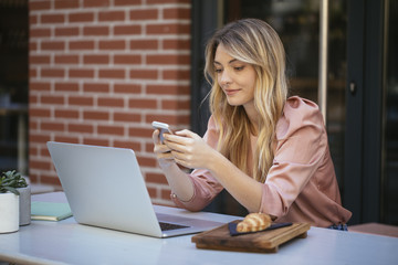 Young Woman Using Cell Phone