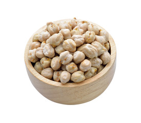 Chickpea on a white background