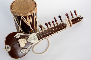 a group of musical instruments