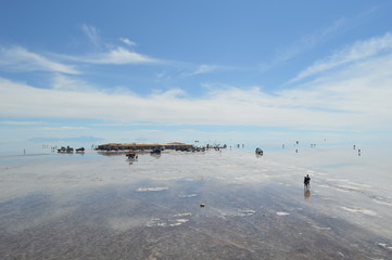 Dakar Bolivia castle of the Salt Uyuni