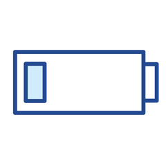 Leere Batterie Vector Icon