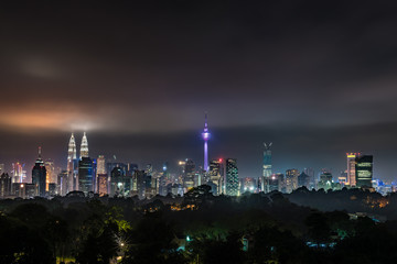 Obraz premium CItyscape of Kuala Lumpur Malaysia