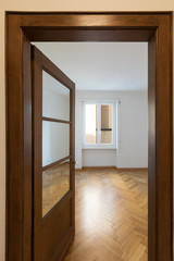 View of empty room from the entry door