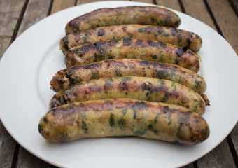 Barbecue Sausages from the grill