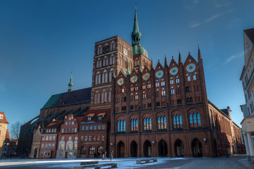 Fototapeta na wymiar Stralsunder Rathaus