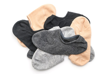 stack of short socks