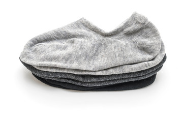 stack of short socks