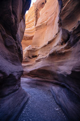 Red canyon  in the Israil and sun lights
