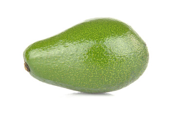 Avocado. Single ripe avocado isolated on white background