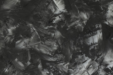 View from top to the art abstract black and white background