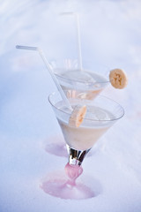 Ice banana Cocktail