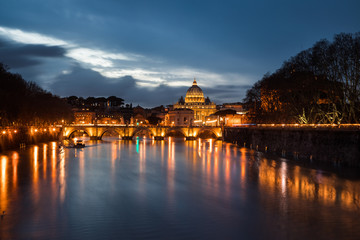 The Saint Peter's Basilica in Vatican