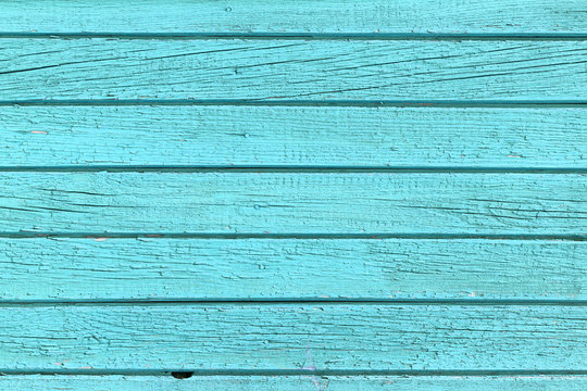Old blue painted boards for use as a background