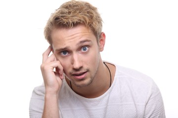 Obraz premium Caucasian man