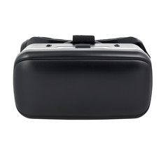 Virtual reality helmet isolated on white