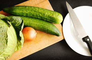 Tasty fresh salad