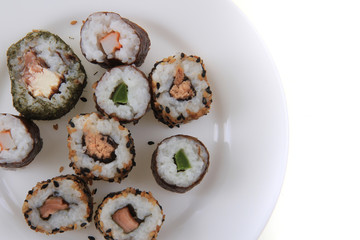 sushi traditional japan food