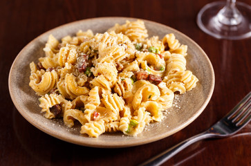 Radiatori Carbonara Pasta Entree