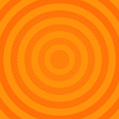 Orange halftone background vector illustration