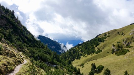 Wanderung in den Dolomiten, Bergwandern, Seiser Alm