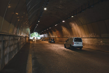 Road in Tunnel